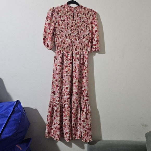 Nanette Lepore Smocked Tiered Dress - Picture 2 of 10